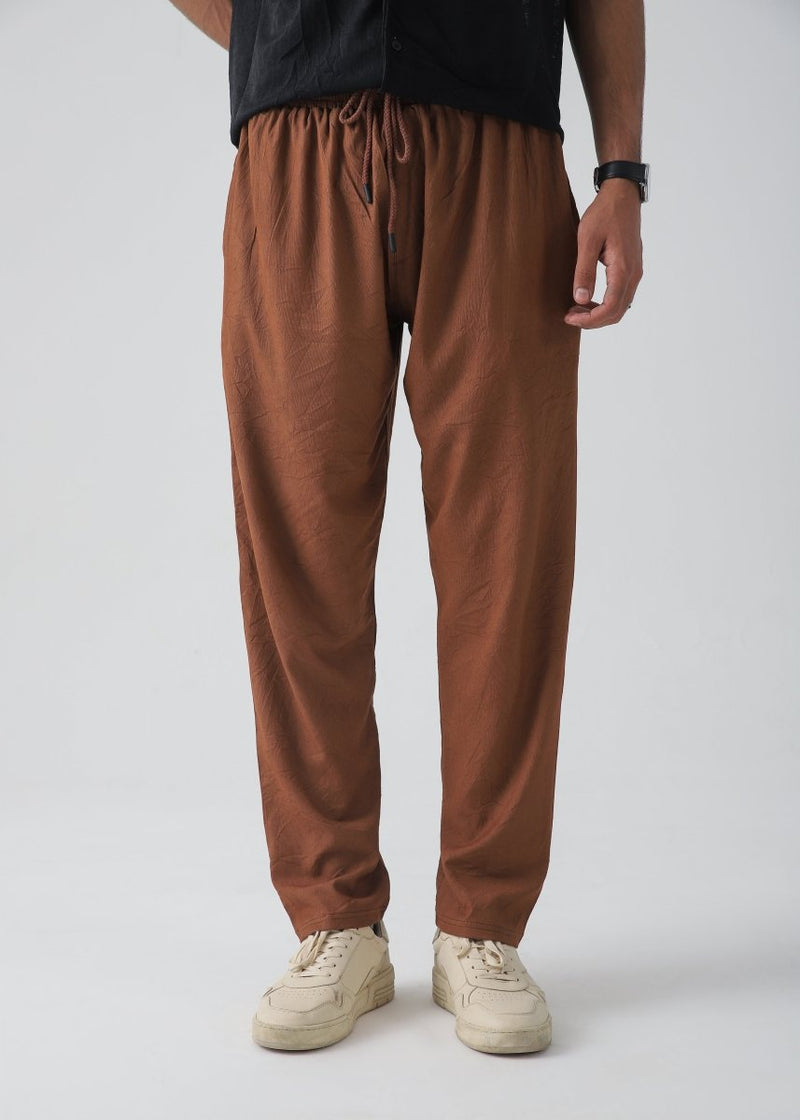 Brown Relax Fit Trouser